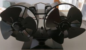 Twin-fan Wood Stove Fan